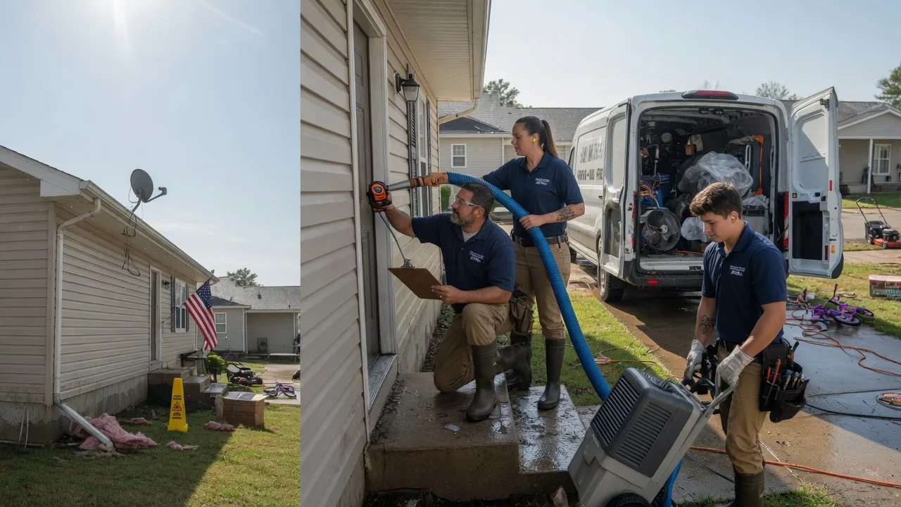 Ceiling Water Damage Restoration in Waco, NE near me